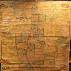 Map of Cayuga and Seneca Counties, New York