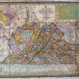 Tourist's Pocket Map of the State of Virginia