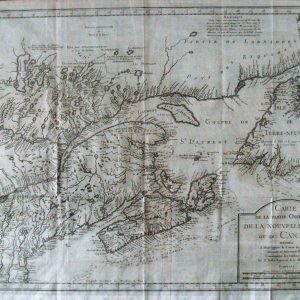 Carte de la Partie Orientale de al Nouvelle France ou du Canada