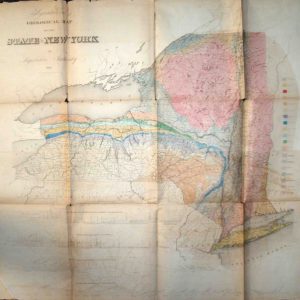 Agricultural and Geological Map of the State of New York, by Legislative Authority 1844