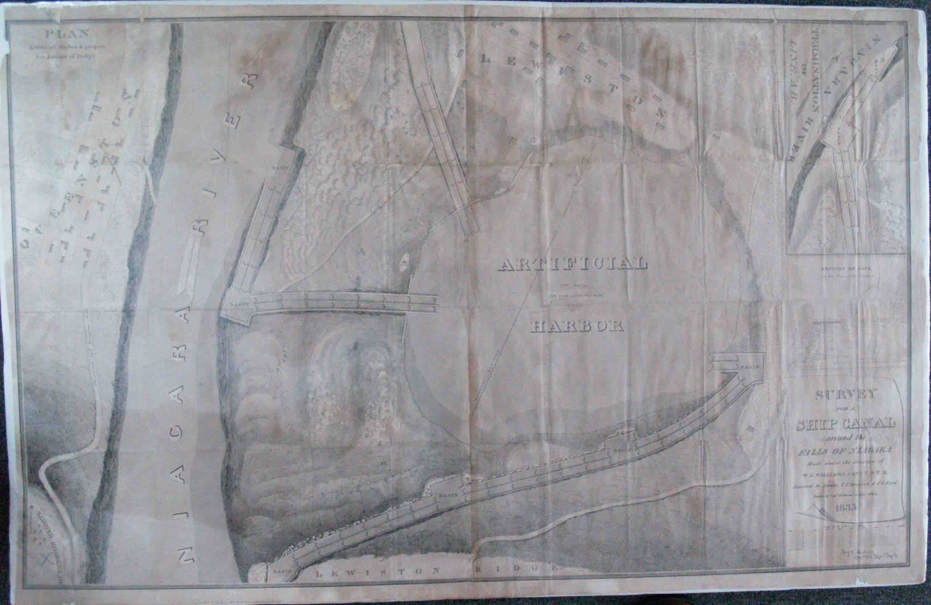 Survey for a Ship Canal around the Falls of Niagara