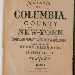 1888 Atlas of Columbia County, New York