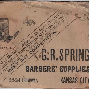 Barbers' Supplies 1893