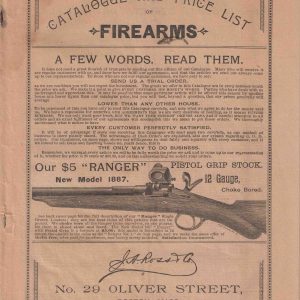 Catalogue and Price List of Firearms - September, 1887