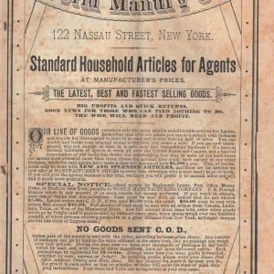 Fall Catalogue, 1883