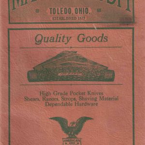 Catalogue No. 53 - High Grade Pocket Knives, Shears, Razors, Strops, Shaving Material ...