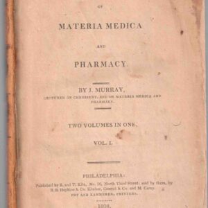 Elements of Materia Medica and Pharmacy