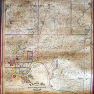 [Map of Eastern Portion of Hamilton County Ohio]