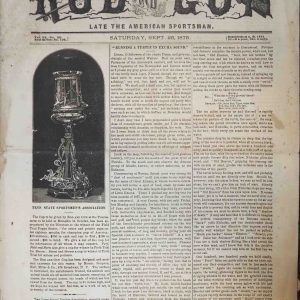 The Rod and the Gun - September 25, 1875 issue